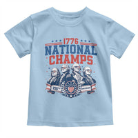 1776 National Champs Toddler T Shirt Funny Founding Fathers Sunglasses Patriotic 4th of July