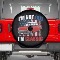 I'm Not Old I'm Classic Spare Tire Cover American Classic Collector Car US Flag