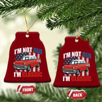 I'm Not Old I'm Classic Ceramic Ornament American Classic Collector Car US Flag