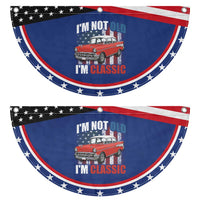 I'm Not Old I'm Classic Patriotic Fan Flag American Classic Collector Car US Flag