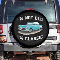 I'm Not Old I'm Classic Spare Tire Cover Vintage 1957 Turquoise Classic Car
