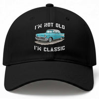 I'm Not Old I'm Classic Baseball Cap Vintage 1957 Turquoise Classic Car