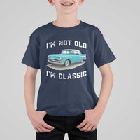 I'm Not Old I'm Classic T Shirt For Kid Vintage 1957 Turquoise Classic Car
