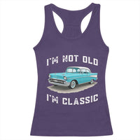 I'm Not Old I'm Classic Racerback Tank Top Vintage 1957 Turquoise Classic Car