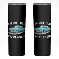 I'm Not Old I'm Classic Skinny Tumbler Vintage 1957 Turquoise Classic Car