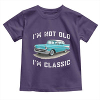 I'm Not Old I'm Classic Toddler T Shirt Vintage 1957 Turquoise Classic Car