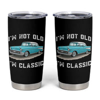 I'm Not Old I'm Classic Tumbler Cup Vintage 1957 Turquoise Classic Car