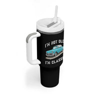 I'm Not Old I'm Classic Tumbler With Handle Vintage 1957 Turquoise Classic Car