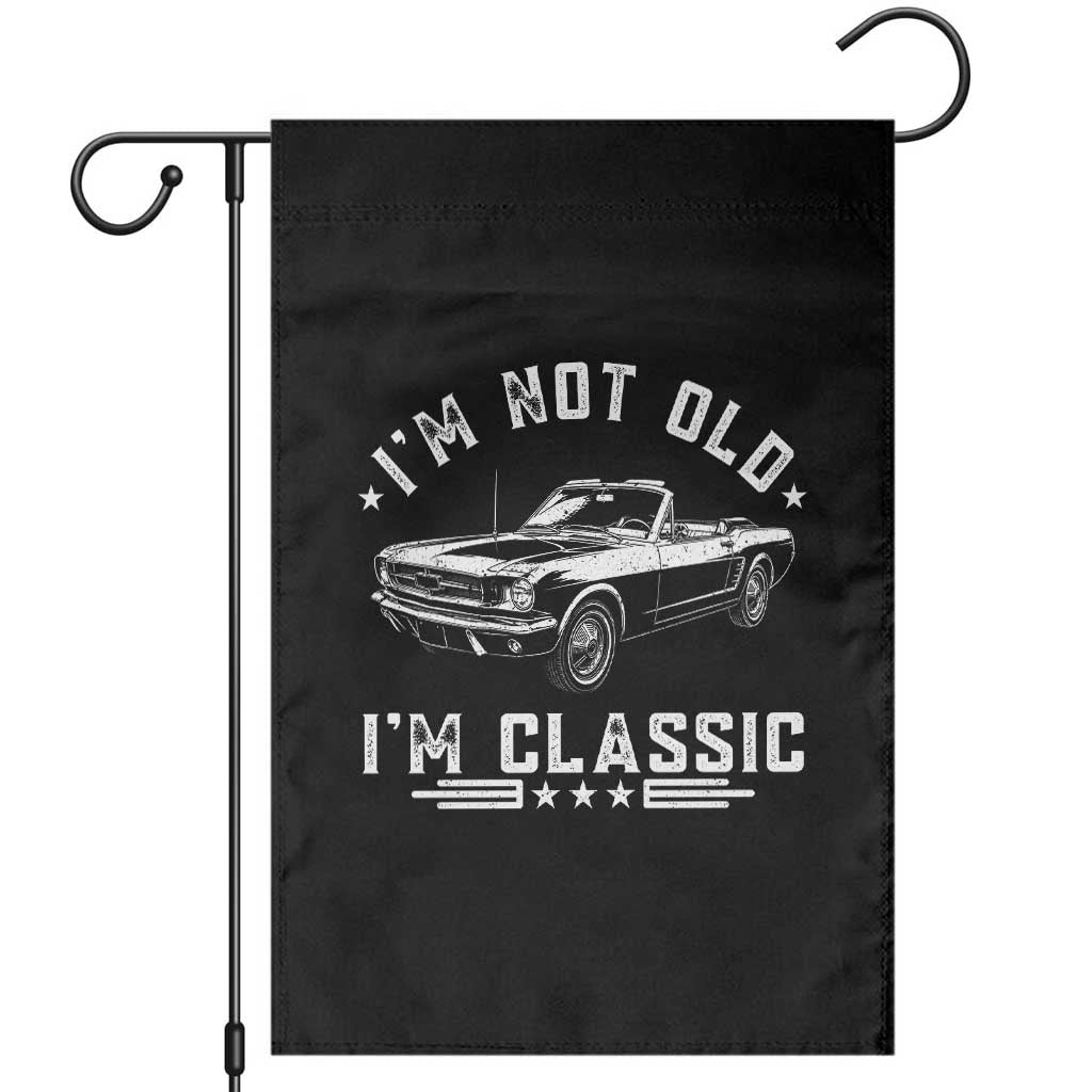 I'm Not Old I'm Classic Garden Flag Vintage 1963 Classic Sports Car