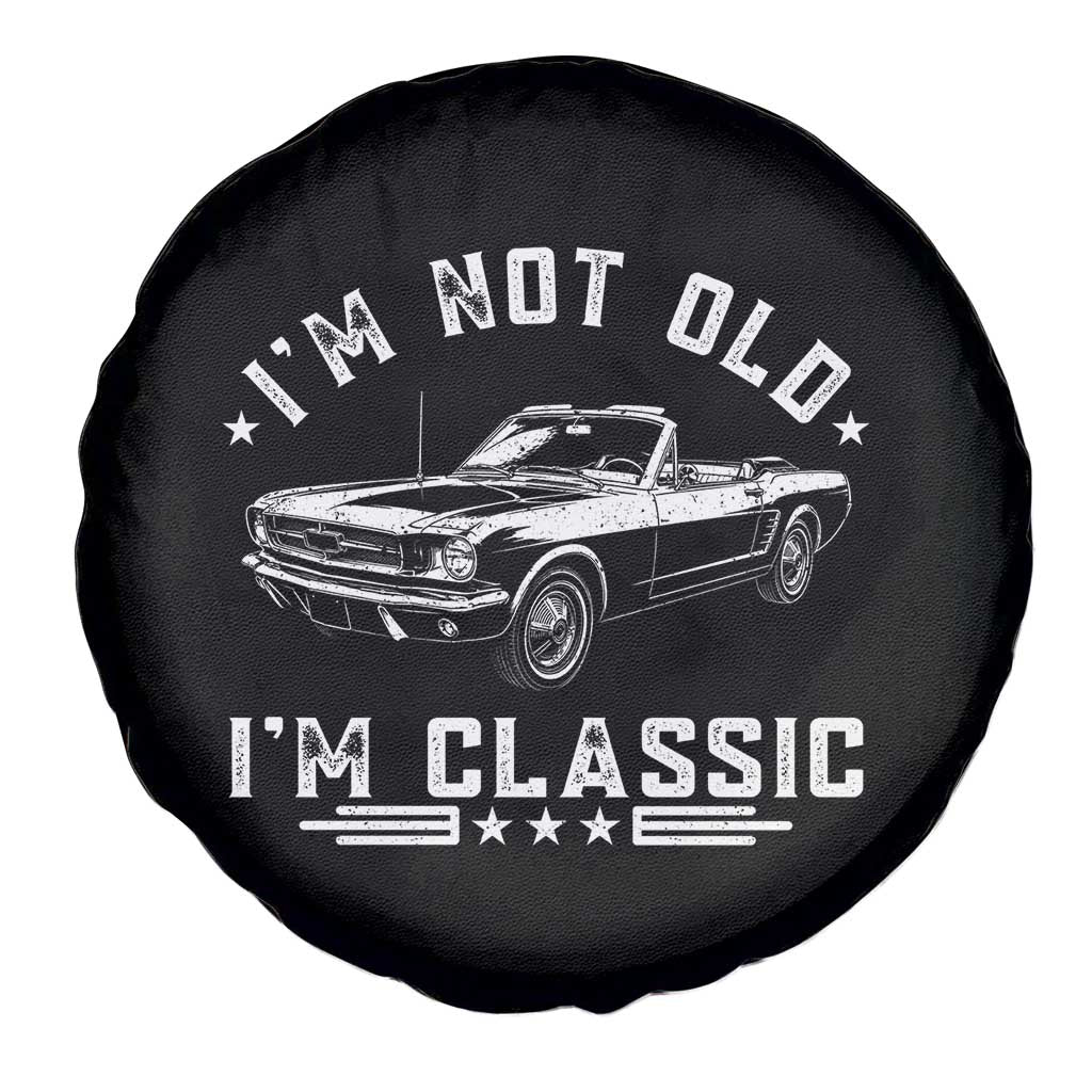 I'm Not Old I'm Classic Spare Tire Cover Vintage 1963 Classic Sports Car