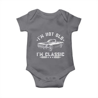 I'm Not Old I'm Classic Baby Onesie Vintage 1963 Classic Sports Car
