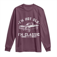 I'm Not Old I'm Classic Long Sleeve Shirt Vintage 1963 Classic Sports Car