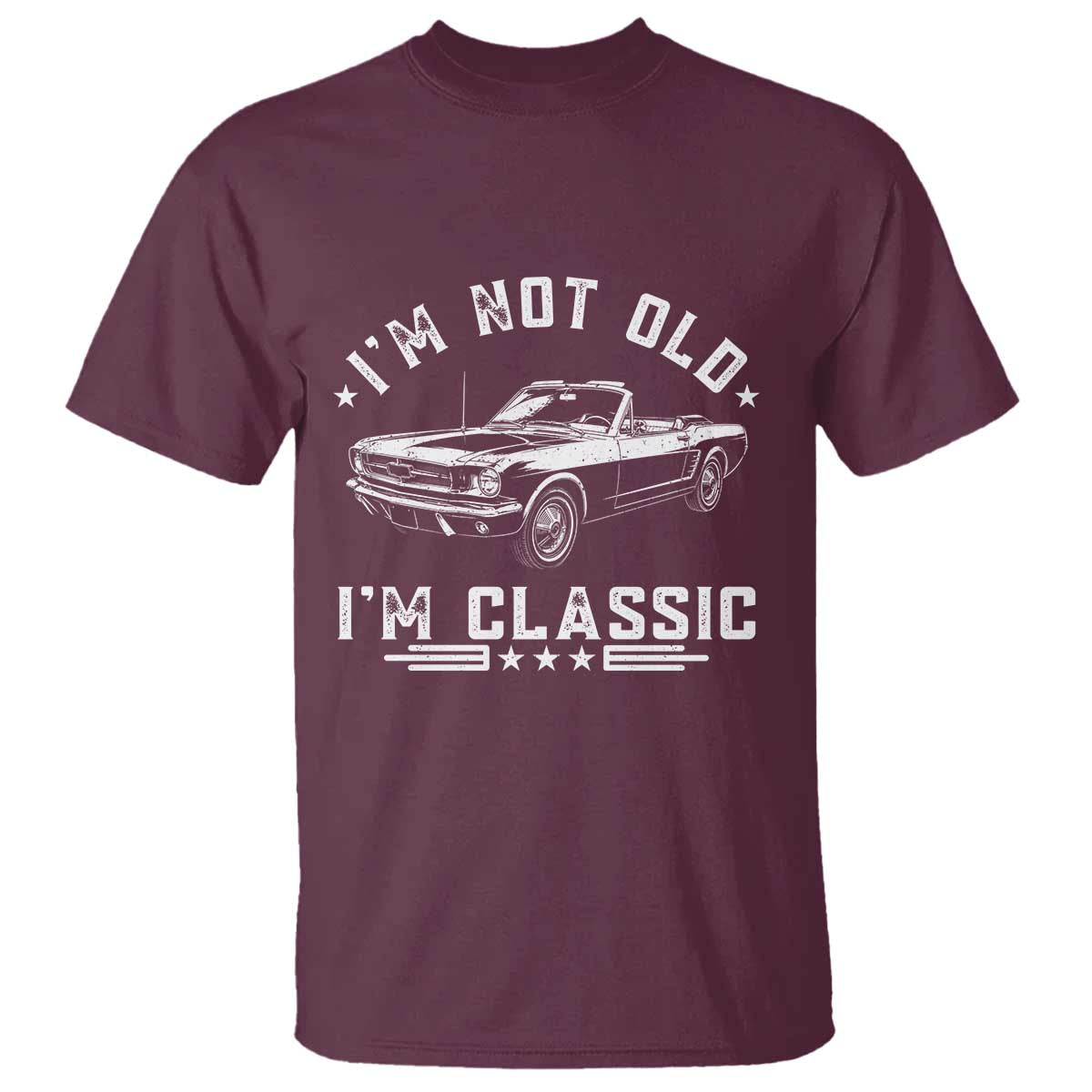 I'm Not Old I'm Classic T Shirt Vintage 1963 Classic Sports Car