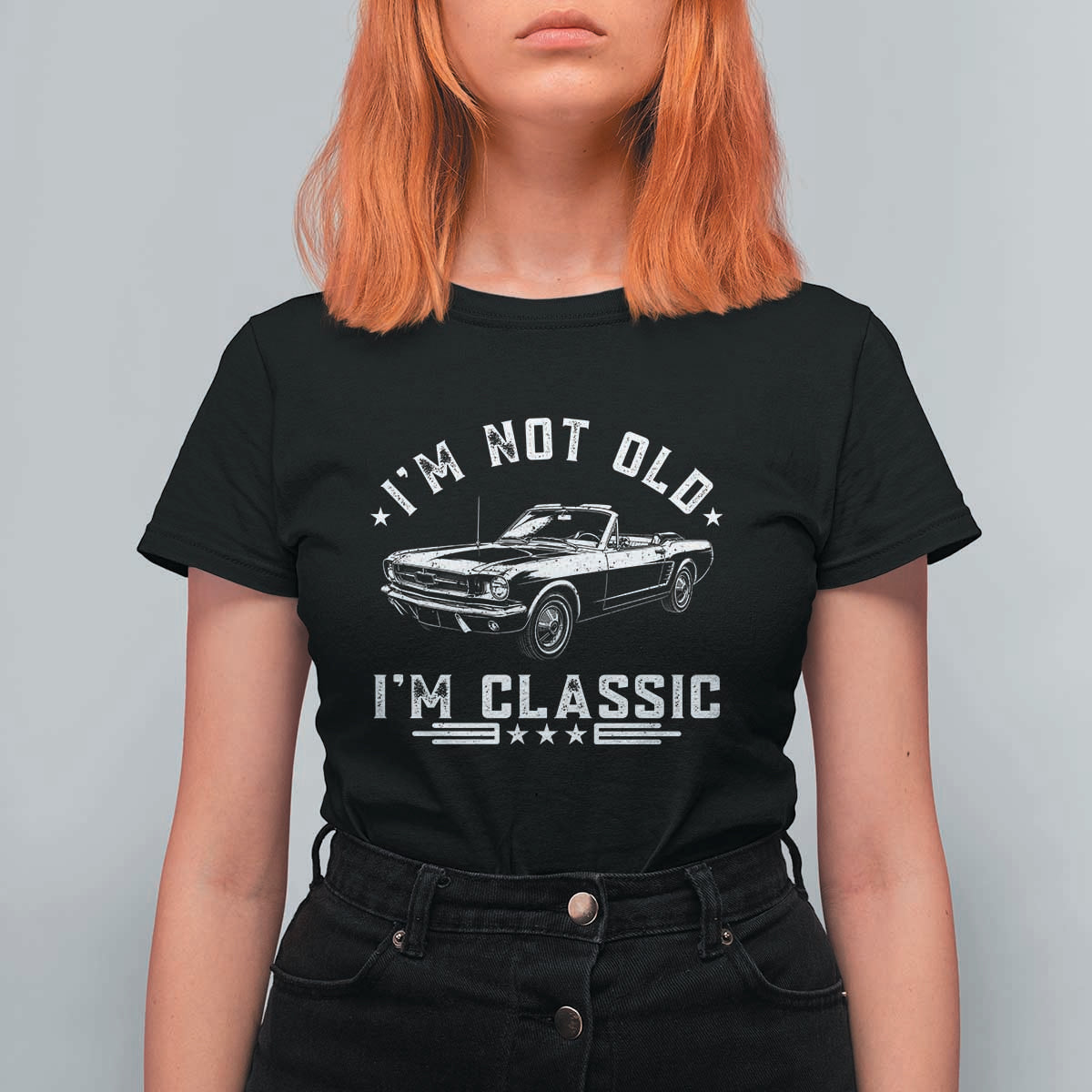I'm Not Old I'm Classic T Shirt For Women Vintage 1963 Classic Sports Car