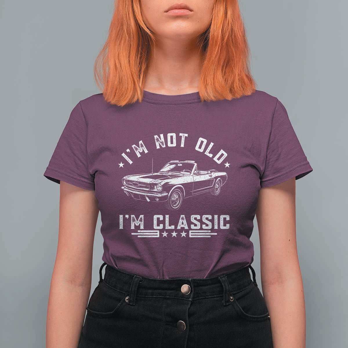 I'm Not Old I'm Classic T Shirt For Women Vintage 1963 Classic Sports Car