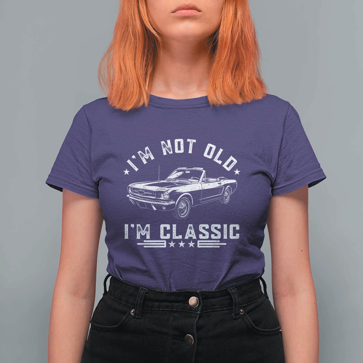 I'm Not Old I'm Classic T Shirt For Women Vintage 1963 Classic Sports Car