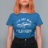 I'm Not Old I'm Classic T Shirt For Women Vintage 1963 Classic Sports Car