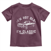 I'm Not Old I'm Classic Toddler T Shirt Vintage 1963 Classic Sports Car