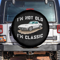 I'm Not Old I'm Classic Spare Tire Cover Vintage 1963 Sports Car Retro Americana