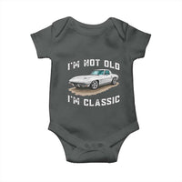 I'm Not Old I'm Classic Baby Onesie Vintage 1963 Sports Car Retro Americana