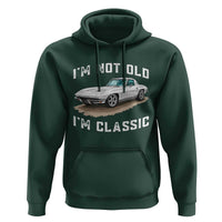 I'm Not Old I'm Classic Hoodie Vintage 1963 Sports Car Retro Americana