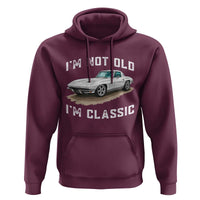 I'm Not Old I'm Classic Hoodie Vintage 1963 Sports Car Retro Americana