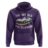 I'm Not Old I'm Classic Hoodie Vintage 1963 Sports Car Retro Americana