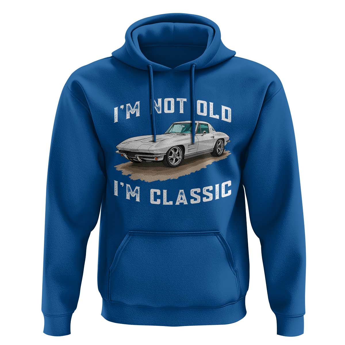 I'm Not Old I'm Classic Hoodie Vintage 1963 Sports Car Retro Americana