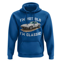 I'm Not Old I'm Classic Hoodie Vintage 1963 Sports Car Retro Americana