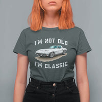 I'm Not Old I'm Classic T Shirt For Women Vintage 1963 Sports Car Retro Americana