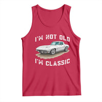 I'm Not Old I'm Classic Tank Top Vintage 1963 Sports Car Retro Americana