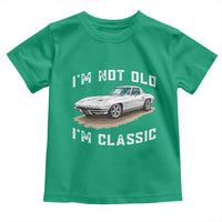 I'm Not Old I'm Classic Toddler T Shirt Vintage 1963 Sports Car Retro Americana