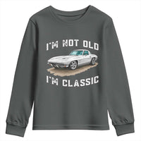 I'm Not Old I'm Classic Youth Sweatshirt Vintage 1963 Sports Car Retro Americana