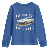 I'm Not Old I'm Classic Youth Sweatshirt Vintage 1963 Sports Car Retro Americana