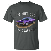 I'm Not Old I'm Classic T Shirt Vintage 1970 Purple Classic Muscle Car