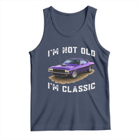 I'm Not Old I'm Classic Tank Top Vintage 1970 Purple Classic Muscle Car