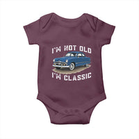 I'm Not Old I'm Classic Baby Onesie Vintage 1949 Classic American Coupe Car