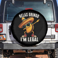 Relax Ringo I'm Legal Spare Tire Cover Funny Mexican Taco Lover - Wonder Print Shop