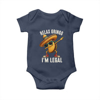 Relax Ringo I'm Legal Baby Onesie Funny Mexican Taco Lover - Wonder Print Shop