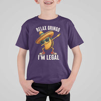 Relax Ringo I'm Legal T Shirt For Kid Funny Mexican Taco Lover - Wonder Print Shop