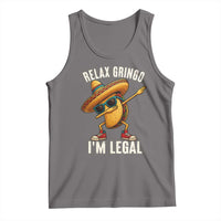 Relax Ringo I'm Legal Tank Top Funny Mexican Taco Lover - Wonder Print Shop