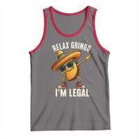 Relax Ringo I'm Legal Tank Top Funny Mexican Taco Lover - Wonder Print Shop
