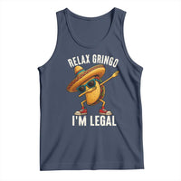 Relax Ringo I'm Legal Tank Top Funny Mexican Taco Lover - Wonder Print Shop