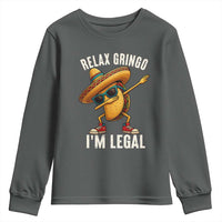 Relax Ringo I'm Legal Youth Sweatshirt Funny Mexican Taco Lover - Wonder Print Shop