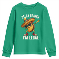 Relax Ringo I'm Legal Youth Sweatshirt Funny Mexican Taco Lover - Wonder Print Shop