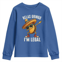 Relax Ringo I'm Legal Youth Sweatshirt Funny Mexican Taco Lover - Wonder Print Shop