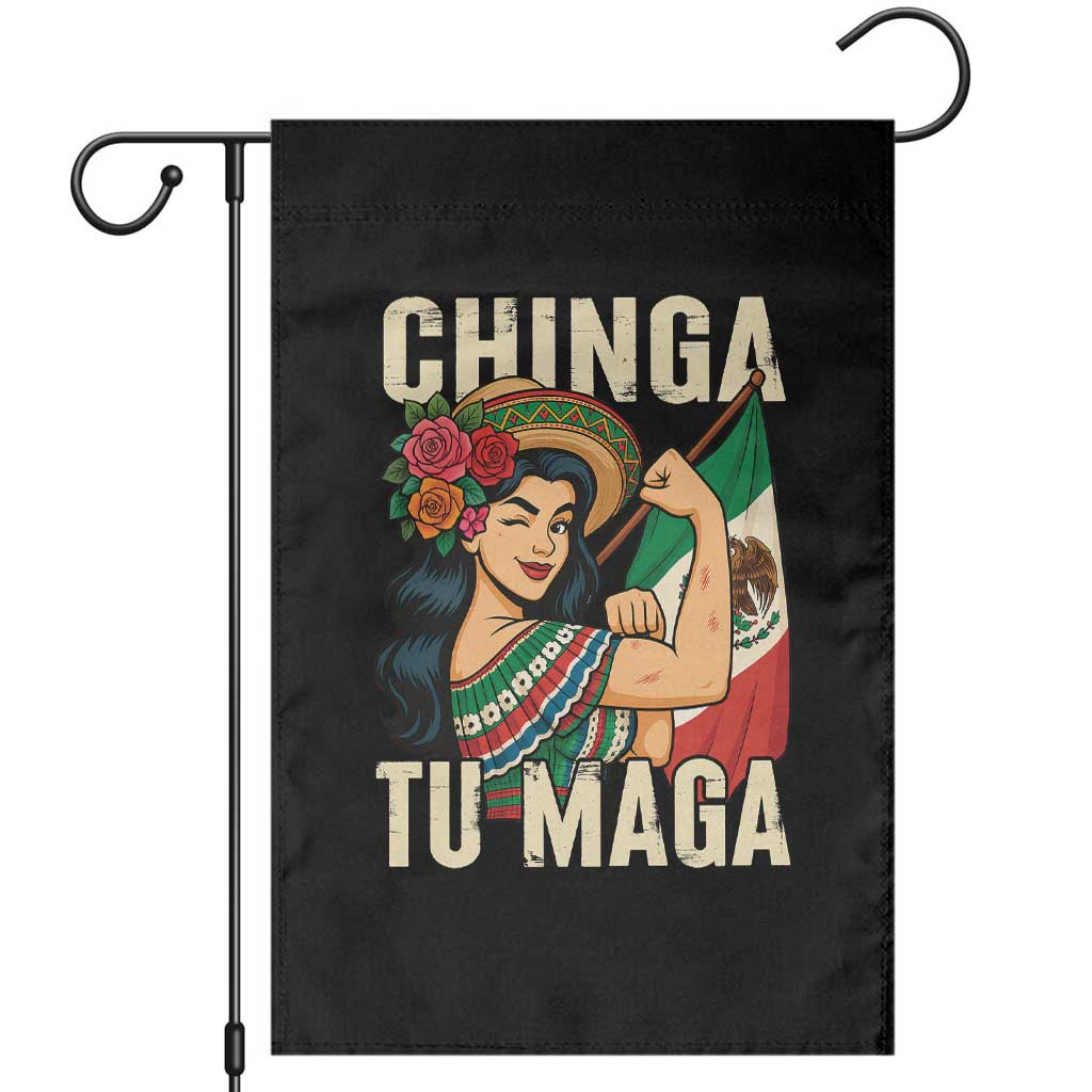 Chinga Tu Maga Protest Garden Flag Funny Mexican Women - Wonder Print Shop