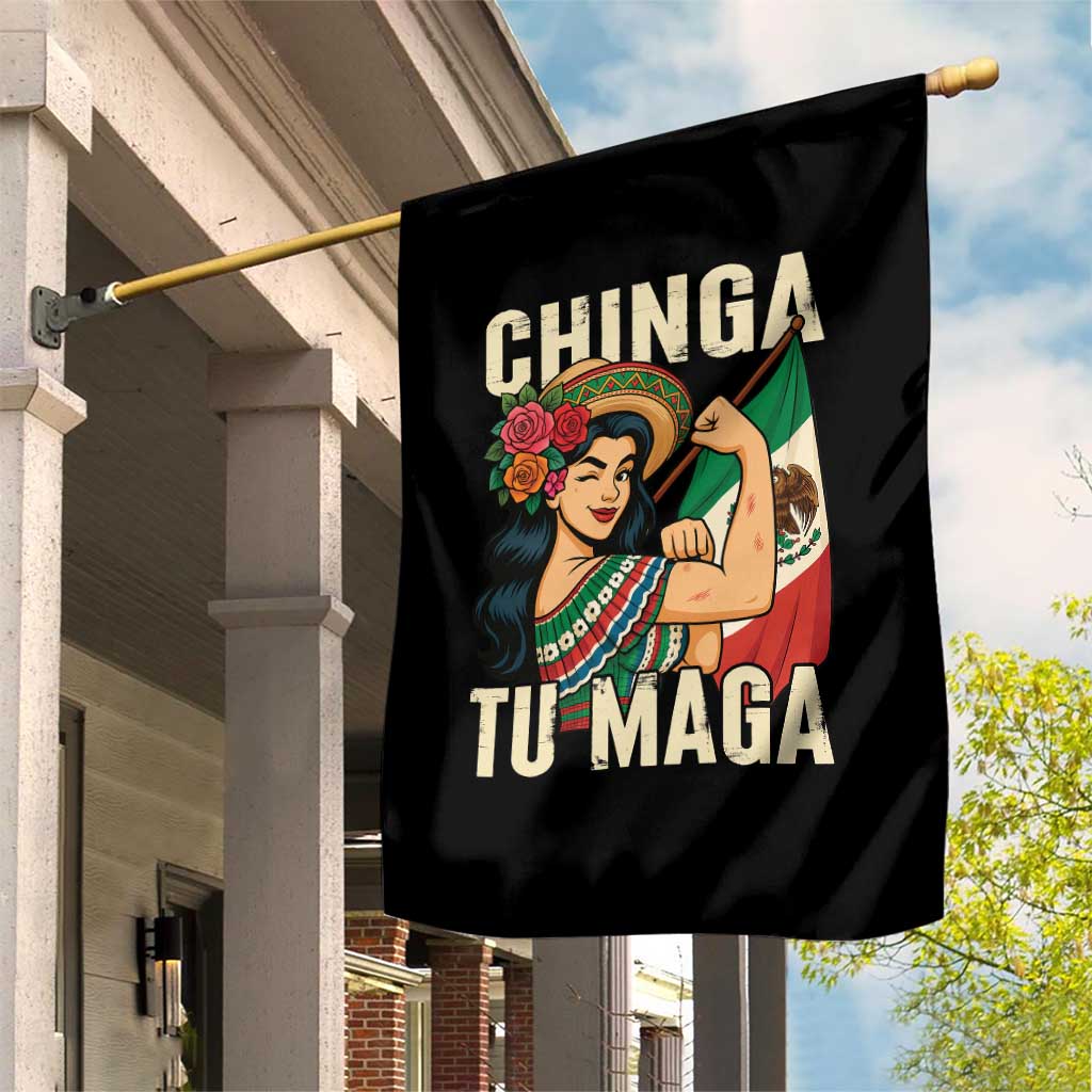 Chinga Tu Maga Protest Garden Flag Funny Mexican Women - Wonder Print Shop