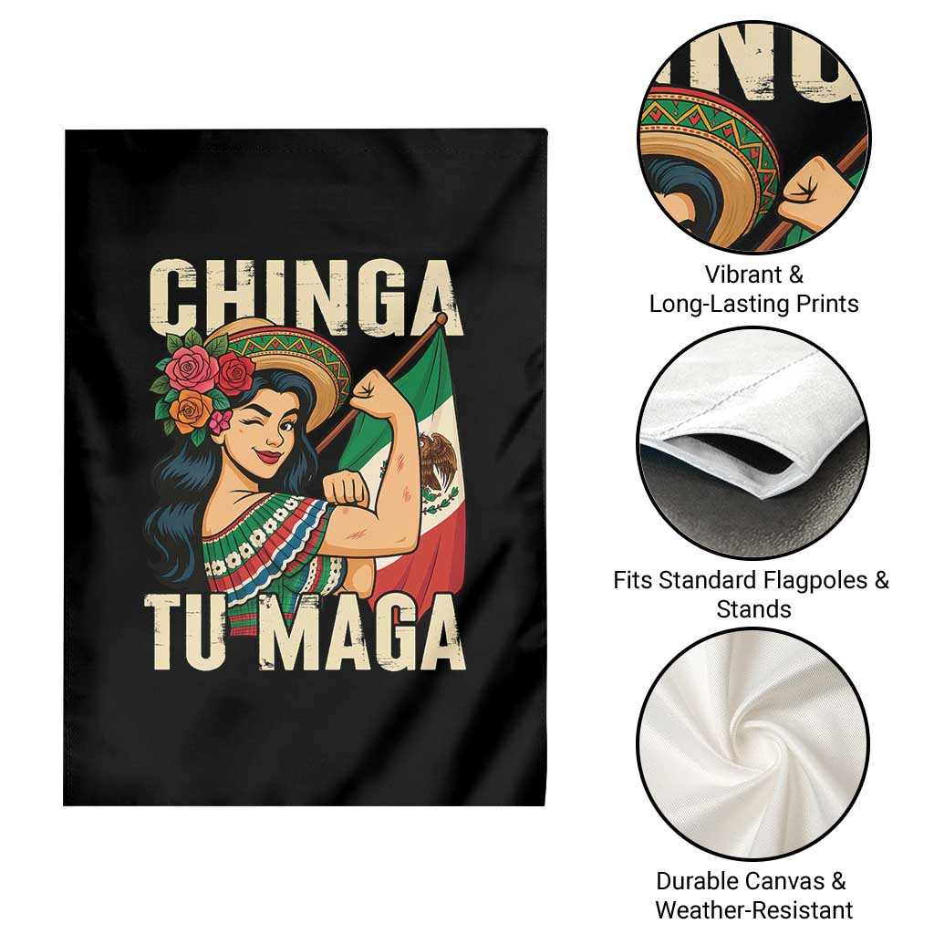 Chinga Tu Maga Protest Garden Flag Funny Mexican Women - Wonder Print Shop
