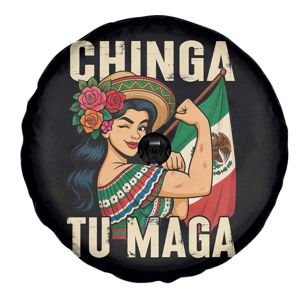 Chinga Tu Maga Protest Spare Tire Cover Funny Mexican Women - Wonder Print Shop